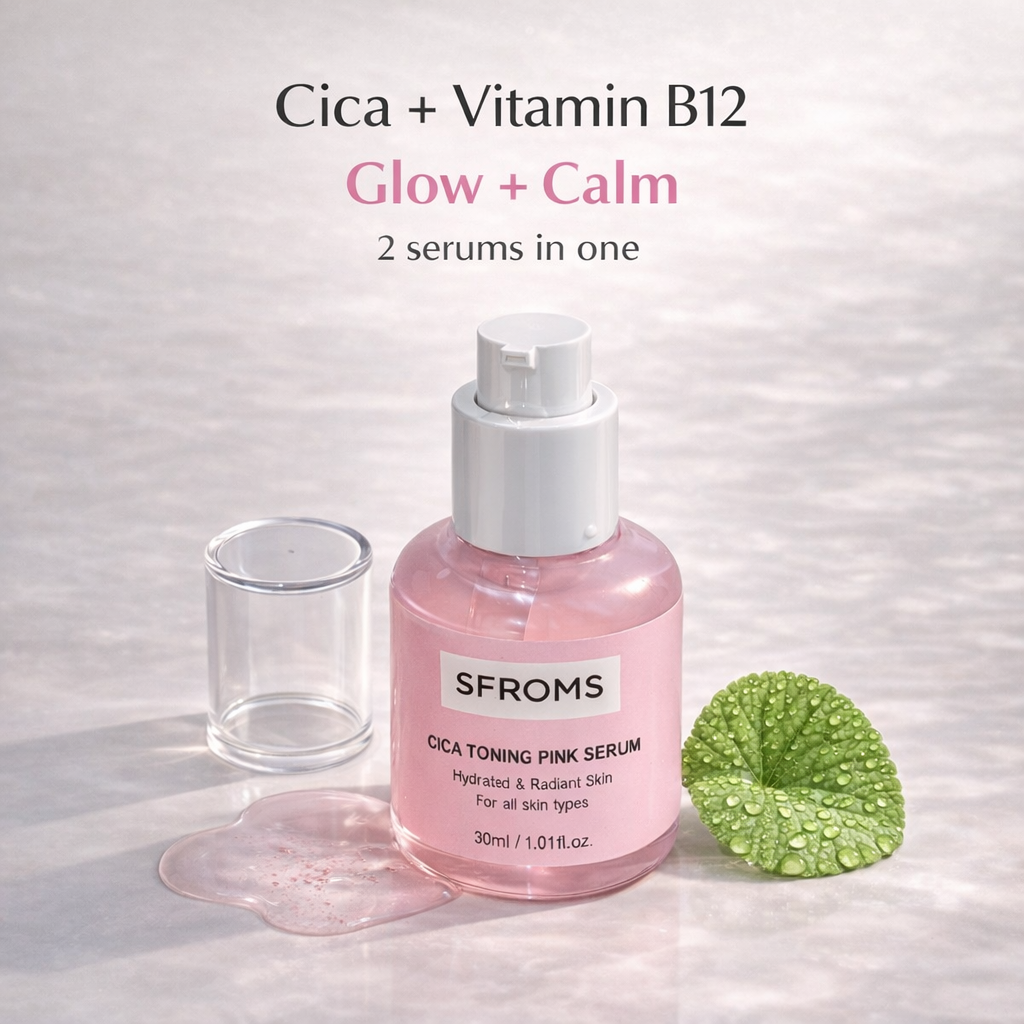 Cica Toning Pink Serum