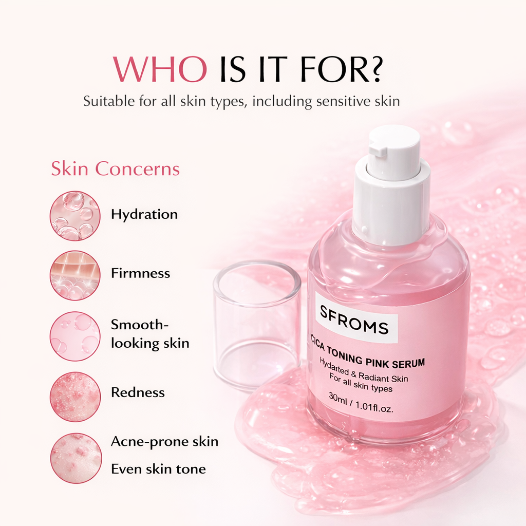 Cica Toning Pink Serum