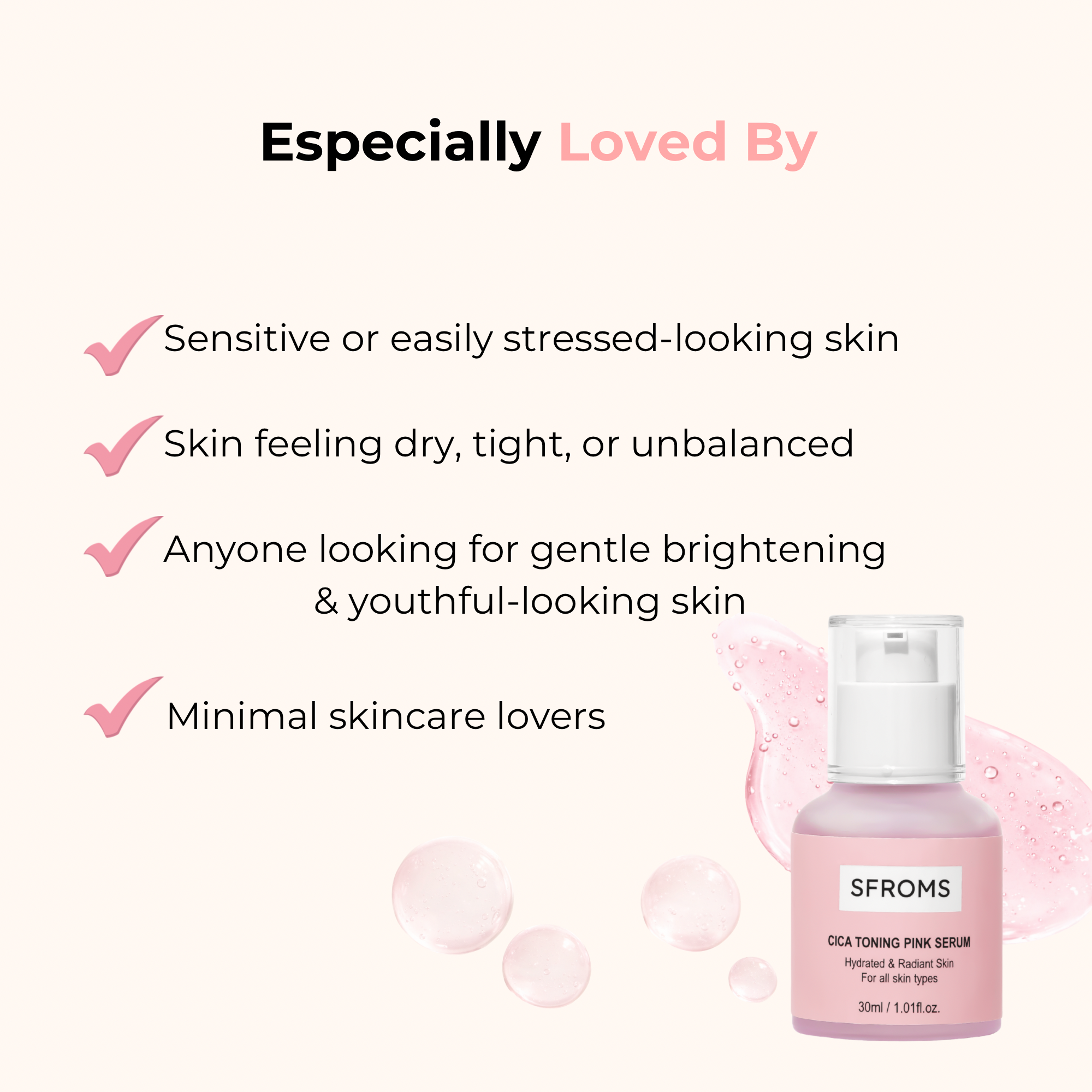 Cica Toning Pink Serum