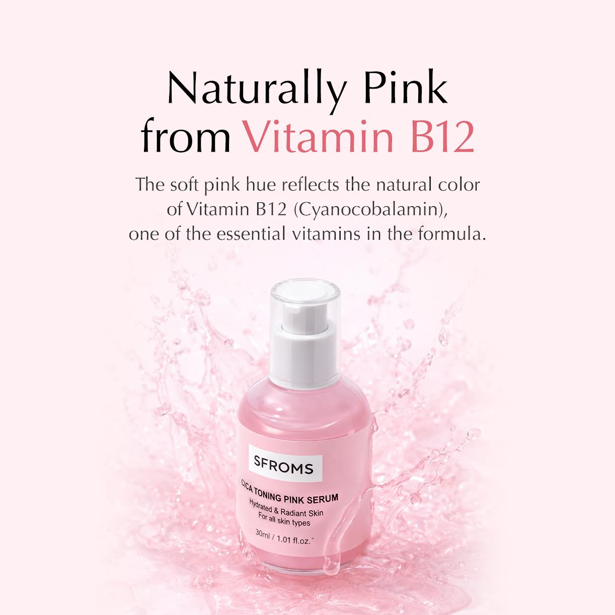 Cica Toning Pink Serum
